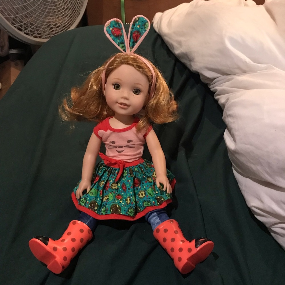 American Girl Doll-Wellie Wishers Willa